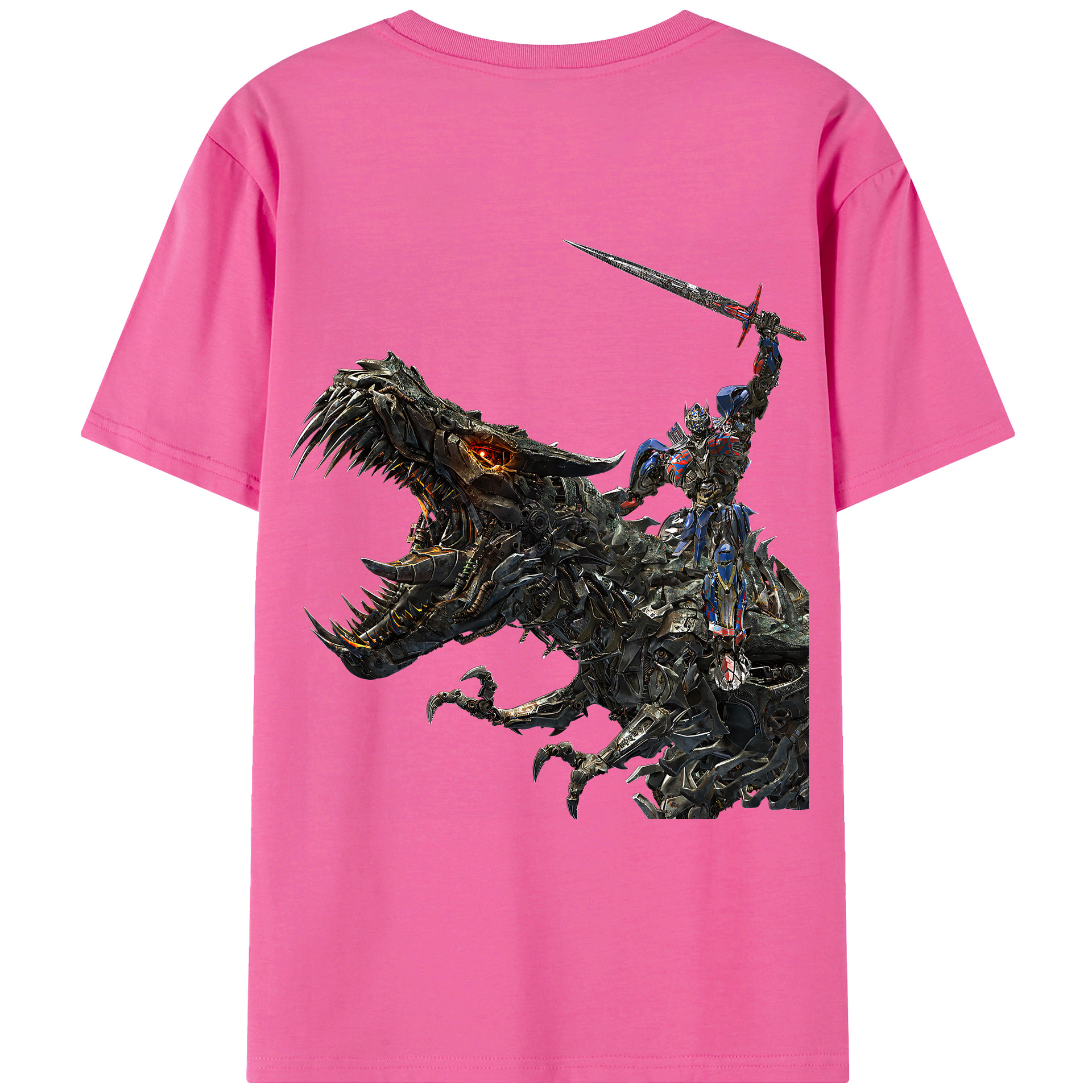 （画像用） Transformers トランスフォーマー レディース半袖Tシャツ(バックプリント)